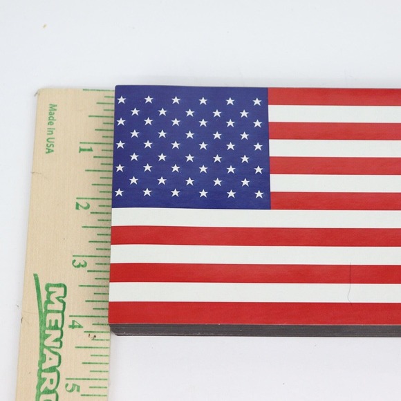 US Flag Patriotic Magnet 6x4 Inches For Car Truck Fridge Or Anywhere Else! - Picture 4 of 4